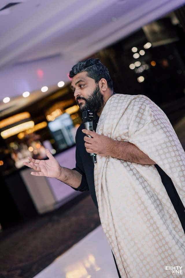 Rushan Hewawasam conducting